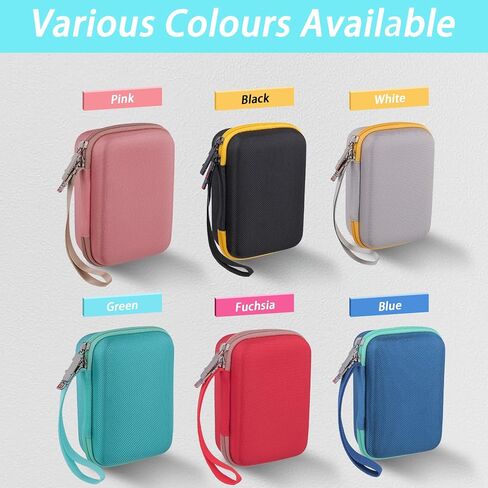 khanka Hard Travel Case for Kodak smile+/ Kodak Smile Plus Wireless Digital Instant Print Camera with Effect-Changing Lens, 2x3" Sticky-Backed Photo Prints,Case Only (Blue) in Kuwait