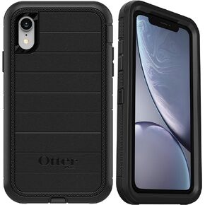 OtterBox Defender Series Case for iPhone XR - Case Only - Non-Retail Packaging - Antimicrobial - Black
