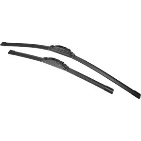 X AUTOHAUX 2pcs 26"+18" Silicone Front Windshield Wiper Blade for Hyundai Veloster 2012-2018 Windscreen Wiper OE Replacement Set All-Seasons J/U Hook
