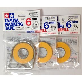 TAMIYA 6mm Masking Tape with 2pcs Refill