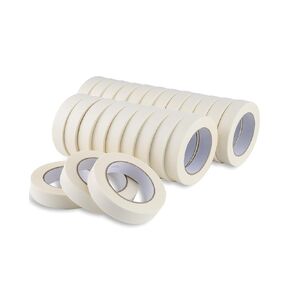 Lichamp Masking Tape 1 inch, 24 Pack General Purpose Masking Tape Bulk Multipack for Basic Use, 1 inch x 55 Yards x 24 Rolls (1320 Total Yards)