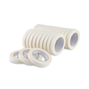 Lichamp Masking Tape 3/4 inch, 24 Pack General Purpose Masking Tape Bulk Multipack for Basic Use, 3/4 inch x 55 Yards x 24 Rolls (1320 Total Yards)