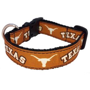 NCAA Texas Longhorns Dog Collar (Team Color, Small)