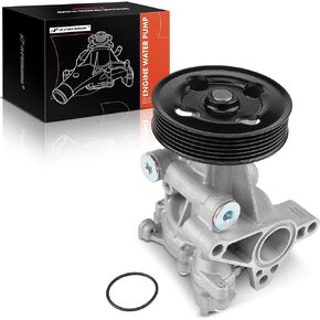 A-Premium Engine Water Pump with O-ring & Pulley Compatible with Suzuki Grand Vitara 2009-2013 Kizashi SX4 2010-2013 SX4 Crossover 2012 2.0L 2.4L