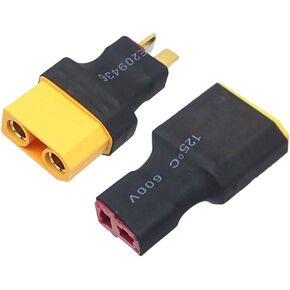1 Pair ShareGoo RC Deans T Style Deans Plug to XT90 Female Male Adapter Connector for RC Car Boat Drone Lipo/NiMH Battery Charger