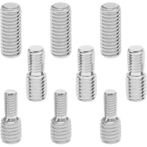 The Lord of the Tools 9Pcs Antenna Adapter Screw M4 M5 M6 Universe Car Thread Set Accessories for Vehicle Rod Antenna Roof Antenna Car Antenna Mast Conversion Screw
