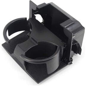 FEXON Cup Holder Replacement for Pathfinder 2005-2012, Xterra 2005-2015, Frontier 2005-2019 fit Rear Seat Center Console Replaces 96965-ZP00C (Black)
