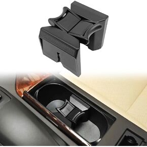 Black Center Console Cup Holder Insert Divider, Compatible with Lexus RX350 RX450H (Base Sport/F Sport/Sportdesign) 2010-2015, Replacements 55618-0E040
