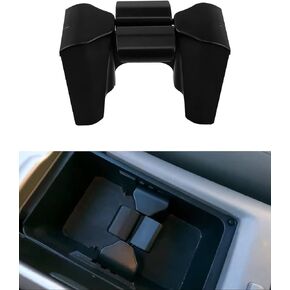 Cup Holder Insert Fit for Toyota Highlander 2002-2007 Adjustable Center Console Cup Holder Divider Replace 55604-48020 Black