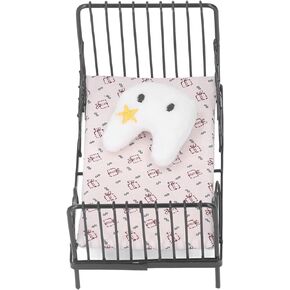 Miniature Bedroom Furniture Miniature Bed 1:12 Pillow for Doll House (Type A)