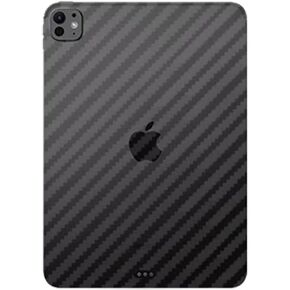 For iPad Pro 2024 13-inch Back Screen Protector 3D Carbon Fiber Ultra Thin Protective Film-2 Packs-Transparent
