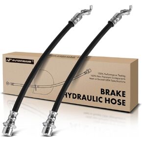 A-Premium Rear Driver and Passenger Brake Hydraulic Hose Compatible with Toyota and Scion Models - Celica 2000-2005, tC 2005-2010 - Replace# 9094702A37(Pack of 2)