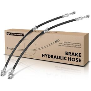 A-Premium Front Driver and Passenger Brake Hydraulic Hose Compatible with Acura Models - MDX 2003 2004 2005 2006 - Replace# 01464S3VA10(Pack of 2)