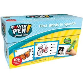 Teacher Created Resources Power Pen Learning Cards: First Words in Spanish Grades K+ (TCR6726)