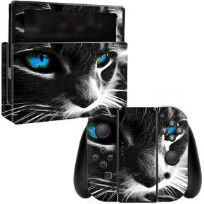 MightySkins Skin Compatible with Nintendo Switch - Cat | Protective, Durable, and Unique Vinyl Decal wrap Cover | Easy to Apply, Remove, and Change Styles | Made in The USA