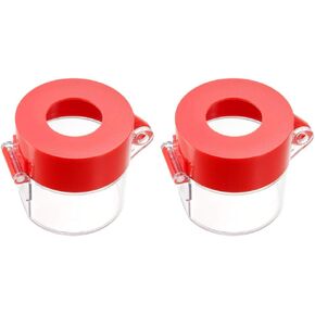 uxcell 2pcs Clear Plastic Switch Cover Protector for 22mm Diameter Push Button Switch 55x55