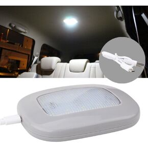 KaiDengZhe Auto Car Ceiling Roof Lights Dual-color with Universal USB Rechargeable Wireless 10 LEDs Car Dome Ceiling Lamp for Interior and Exterior of Car, Boat, Trailer, Motorhome,Truck