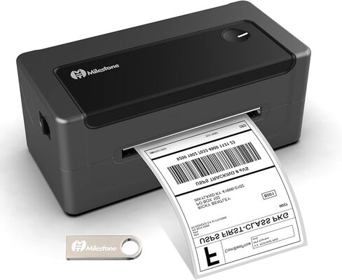 Thermal Label Printer 4x6 Shipping Label Maker Printer for Small Business Support Windows&Mac and Widely Used for Amazon, Ebay, Shopify, Etsy, USPS in Kuwait