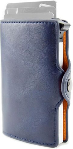 Markito Push button wallet, quick access wallet, mens pop up wallet, pop up wallet for men, mens smart wallet (Gray) in Saudi Arabia