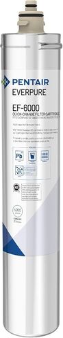 خرطوشة فلتر Pentair Everpure EF-3000 سريعة التغيير، EV985750، للاستخدام في نظام مياه الشرب ذو التدفق الكامل Everpure EF-3000، سعة 3000 جالون، 0.5 ميكرون in Kuwait