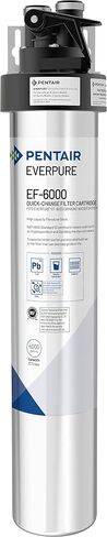 خرطوشة فلتر Pentair Everpure EF-3000 سريعة التغيير، EV985750، للاستخدام في نظام مياه الشرب ذو التدفق الكامل Everpure EF-3000، سعة 3000 جالون، 0.5 ميكرون in Kuwait