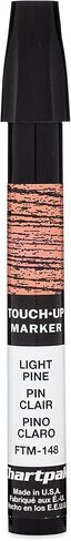 AD Marker Chartpak Wood Frame Touch-Up Marker, Tri-Nib, Light Oak/Maple, Box of 6 (FTM139), Model: 248784 in Saudi Arabia