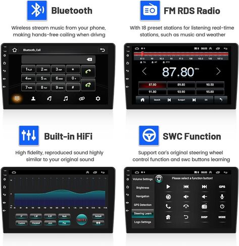 [2G+64G] مجموعة أجهزة قياس ستيريو للسيارة Dodge RAM 1500 2500 3500 2013-2018، 9 بوصة راديو Android 13 مع نظام ملاحة GPS Android التلقائي CarPlay BT FM RDS (يناسب فقط التيار المتردد اليدوي) in Saudi Arabia