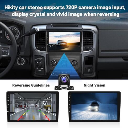 [2G+64G] مجموعة أجهزة قياس ستيريو للسيارة Dodge RAM 1500 2500 3500 2013-2018، 9 بوصة راديو Android 13 مع نظام ملاحة GPS Android التلقائي CarPlay BT FM RDS (يناسب فقط التيار المتردد اليدوي) in Saudi Arabia
