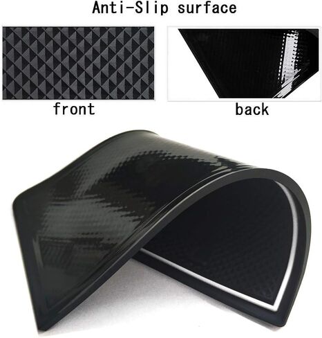 Auovo 20pcs Anti Dust Mats for 2022 2020 2021 Honda CR-V/CRV Accessories Premium Custom Non-Slip Car Cup Holder Inserts, Center Console Liner, Door Pocket Liners Interior(Black Trim) in Saudi Arabia