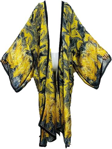 Summer Women Bikini Sweet Cardigan Stitch Cocktail sexcy African Holiday Maxi Batwing Sleeve Silk Feeling Robe Kaftan in Saudi Arabia