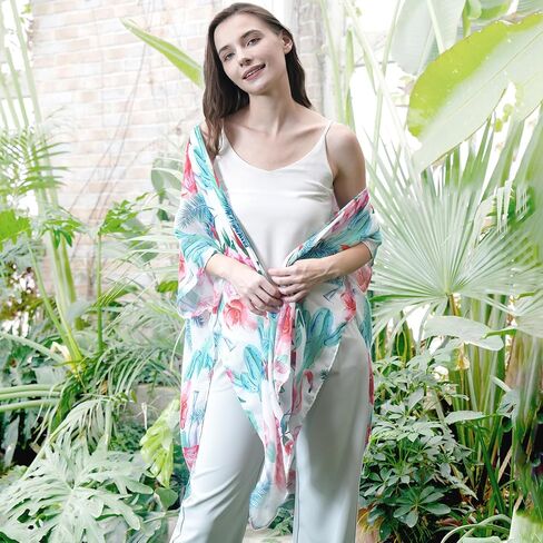Swimsuit Coverup for Women, Beach Swimwear Kimono Cardigan, Bikini Bathing Suit, Floral Resort Wear in Saudi Arabia