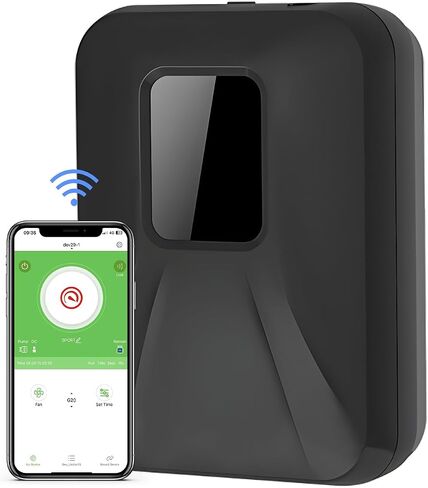Smart Scent Air Machine, 130ml/500 Sq.Ft Waterless Oil Diffuser for Home with Cold Air Diffusion Tech, Hotel Collection Diffuser, Scent Diffuser for Essential Oils for Small Room, Office in Saudi Arabia