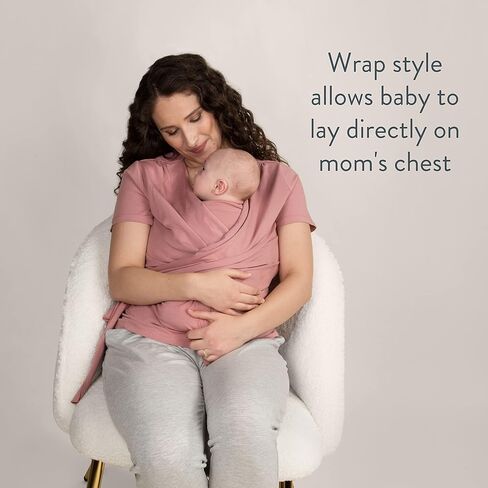 Bravado Designs Women's Skin to Skin Wrap Nursing Top, Short Sleeve Top for Baby Wearing in Saudi Arabia