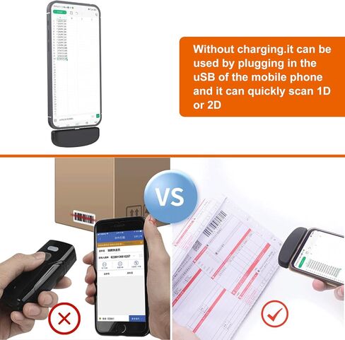 Alacrity 2D ماسح الباركود، QR الهاتف الخليوي قارئ الباركود الماسح الضوئي وحدة الماسح الضوئي مع الاستشعار التلقائي نوع C منفذ شاشة ماسح الباركود المسح الضوئي in Kuwait