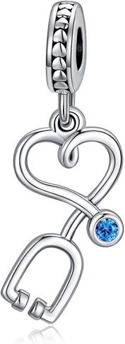 LONAGO Stethoscope Charm for Bracelet, Nursing Charm Gift for Nurse Doctor Medical Student in Kuwait