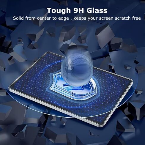 【2 PACK】 Screen Protector for All-New Amazon Fire HD 10 (2023/2021,13th/11th Generation) /Fire HD 10 Plus/HD 10 Kids/Kids Pro Tablet 2021 10.1 Inch with 9H Hardness Tempered Glass Film in Saudi Arabia