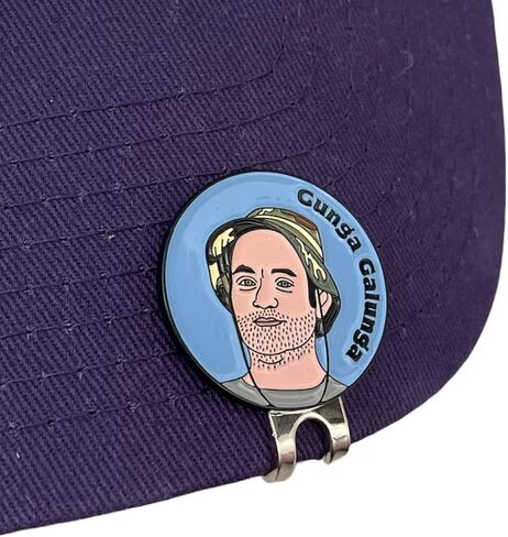 Balanced Co. Bushwood Golf Hat Clip with Enamel Magnetic Ball Marker in Saudi Arabia