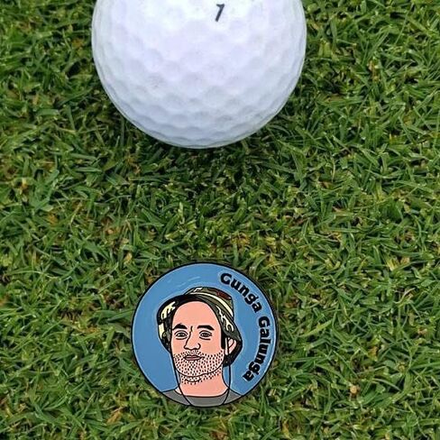 Balanced Co. Bushwood Golf Hat Clip with Enamel Magnetic Ball Marker in Saudi Arabia