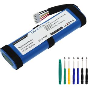 6800mAh High-Capacity Extended Replacement Battery for JBL Xtreme 3 Wireless Bluetooth Speaker, fits Part no GSP-2S2P-XT3A