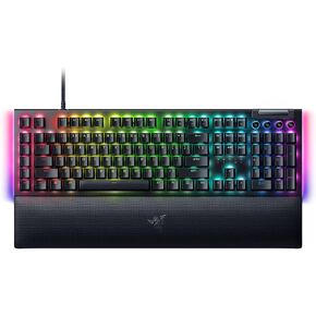 Razer BlackWidow V4 X Mechanical Gaming Keyboard: Yellow Switches Linear & Silent - 6 Macro Keys - Chroma RGB - Doubleshot ABS Keycaps - Sound Dampening & Stabilizers - Fortnite Edition (Renewed)