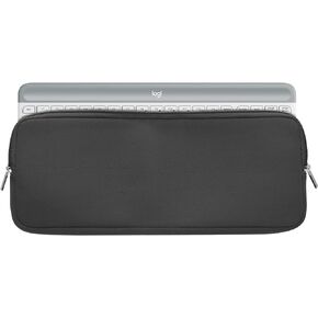 حافظة kwmobile من النيوبرين متوافقة مع Logitech MK470 - حافظة للوحة المفاتيح وغطاء سفر ناعم - وردي داكن