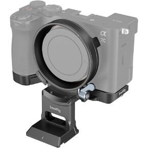 SMALLRIG Rotatable Collar Mount Plate for Sony Alpha 7C II/Alpha 7CR, One Click Horizontal-to-Vertical Mount Plate Kit with Built-in Quick-Release Plate for Arca/for Manfrotto RC2 Tripod - 4570