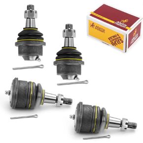 Metrix Premium 4PCS Upper and Lower Ball Joint Kit Compatible With K6693, K6696 01-10 Suburban 2500, 00 Suburban 2500 4WD, 01-10 Silverado 2500 HD, 01-06 Silverado 1500 HD, 07-10 Sierra 3500 HD