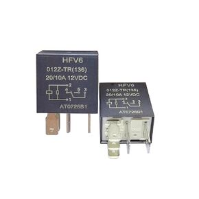 2Pcs HFV6-012Z-TR Replace for G8HN-1A2T,ACM13221,G8HN-1A2T Power Relay 12VDC 20A 5-Pins