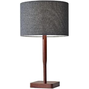 Adesso Home 4093-12 Transitional One Light Floor Lamp from Ellis Collection in Bronze/Dark Finish, Natural