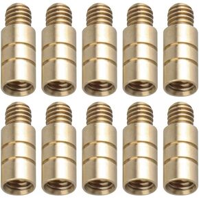 MiOYOOW 10PCS Dart Weights, Brass Add Accentuator with 2BA Threads for Darts(2g)