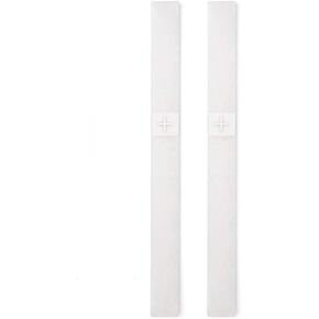 russell+hazel Mini 3-Ring Binder Band with Pen Loop, Silicone, Frosted White, .75" x 8.5", 2 Count in Kuwait