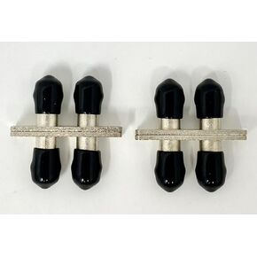 RiteAV Fiber Optic Adapter ST to ST Multimode or Singlemode Duplex Coupler