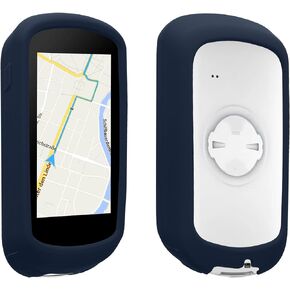 kwmobile Silicone Case Compatible with Garmin Edge Explore 2 - Case Soft Bike GPS Protector Bumper - Stone Dust