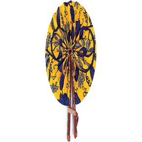 utopia africa African Botanical Leather Folding Fan